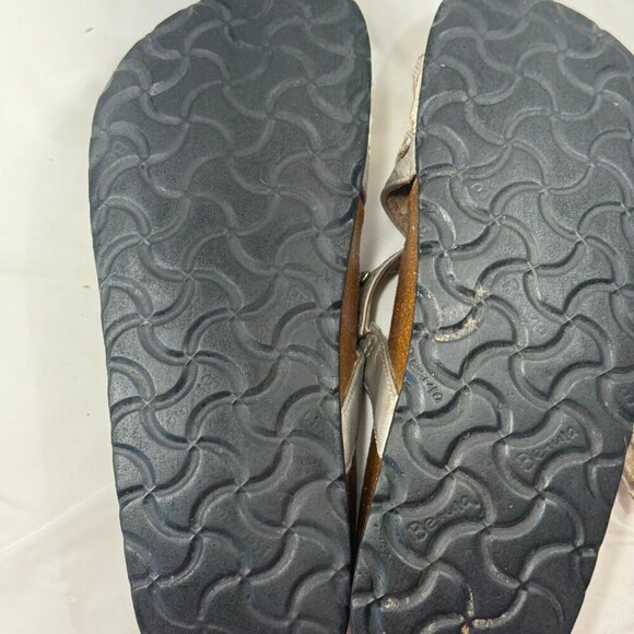 Birkenstock Betula Silver Crocodile Jeweled Sandals size 5 - Picture 2 of 16